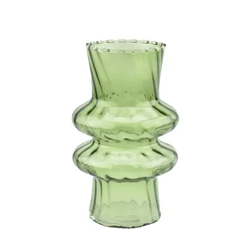 Glas Vase Jetro grün D12cm H20cm 