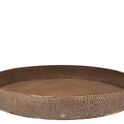 Metall Teller Kaya Edge bronze 47x06cm