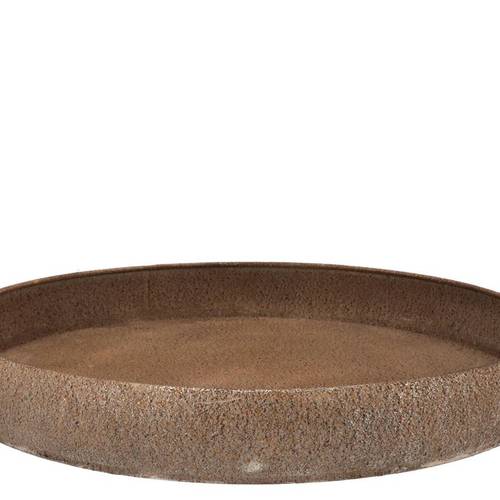 Metall Teller Kaya Edge bronze 47x06cm