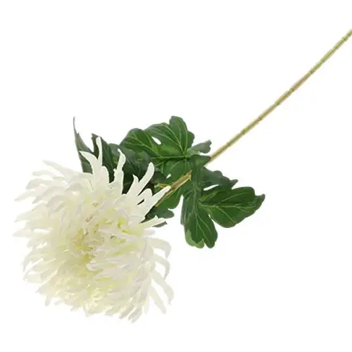Seiden Chrysanthemum weiss L75cm