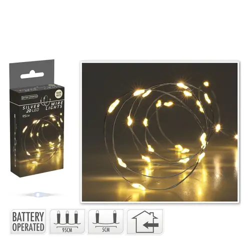 LED Draht 20L 95cm Ohne Batt.