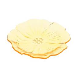 Glas Teller Tivoli gelb D16.5cm