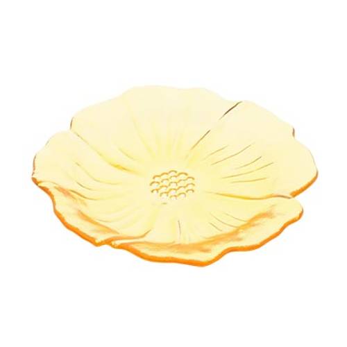 Glas Teller Tivoli gelb D16.5cm