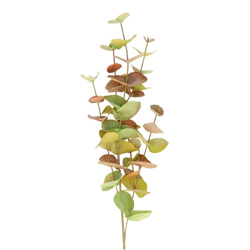 Seiden Eukalytus rot/grau L87cm