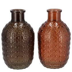 Glas Vase Taylor mix braun D12cm H20cm