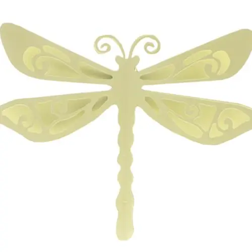 Wandaufhänger Libelle grün D25.5cm