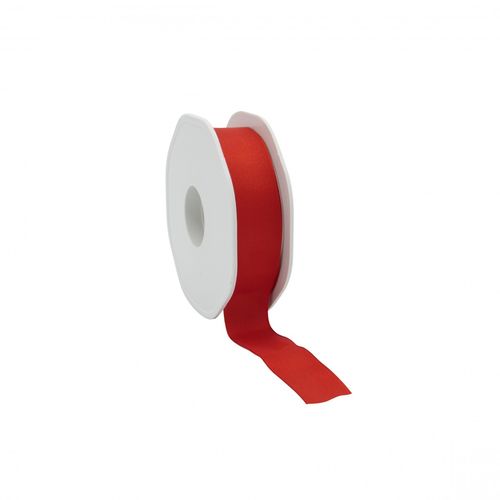 Band Stoff+Draht rot 23mm 20m 
