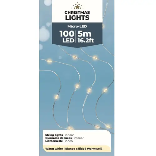 Deko Draht 100LED weiss 05m