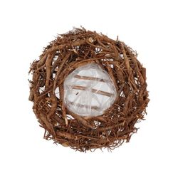 Wurzelholz Übertopf Rund braun D30cm