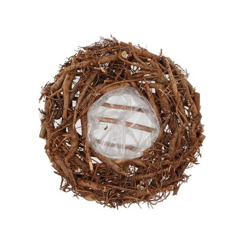 Wurzelholz Übertopf Rund braun D30cm