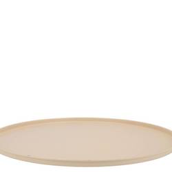 Metall Teller creme Sand 46x02cm