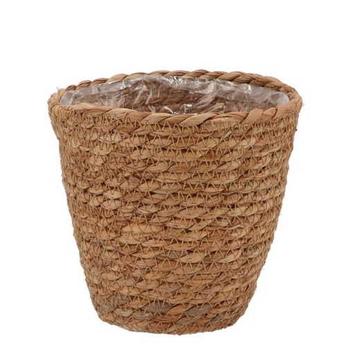 Korb Seegras Stroh braun D16cm H16cm