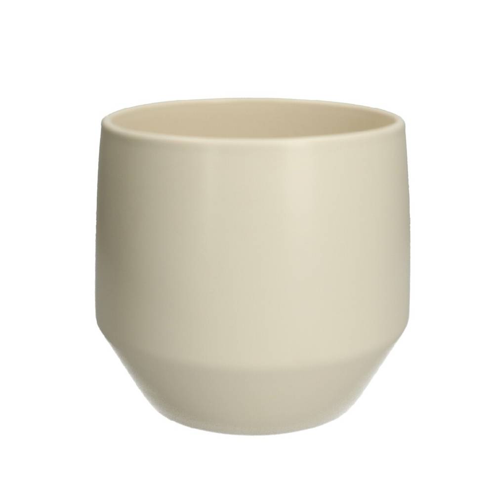 Keramik Übertopf Charly creme D17.5cm H16cm 