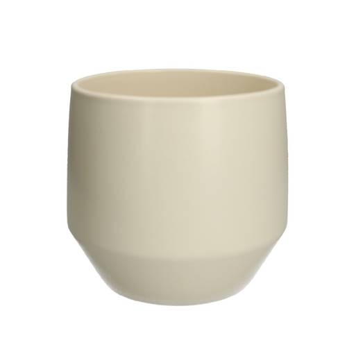 Keramik Übertopf Charly creme D17.5cm H16cm 