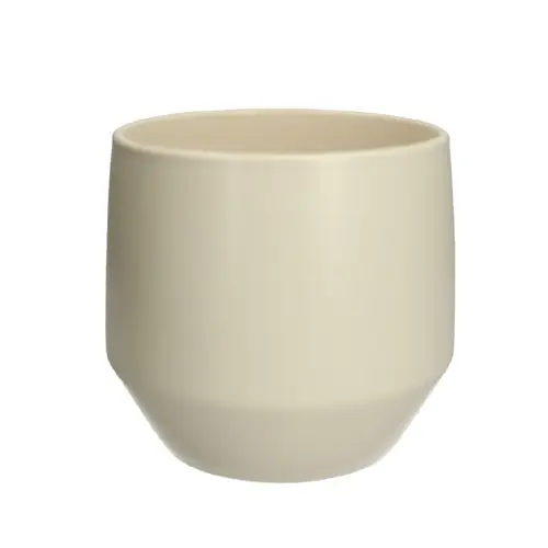 Keramik Übertopf Charly creme D17.5cm H16cm 