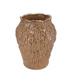 Keramik Vase Cody braun 22x22x25cm
