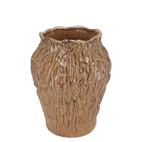 Keramik Vase Cody braun 22x22x25cm