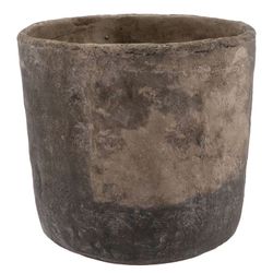 Keramik Übertopf Iron Stone grau D24cm H23cm