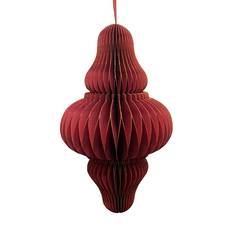Faltbarer Hänger rot H33cm D20cm