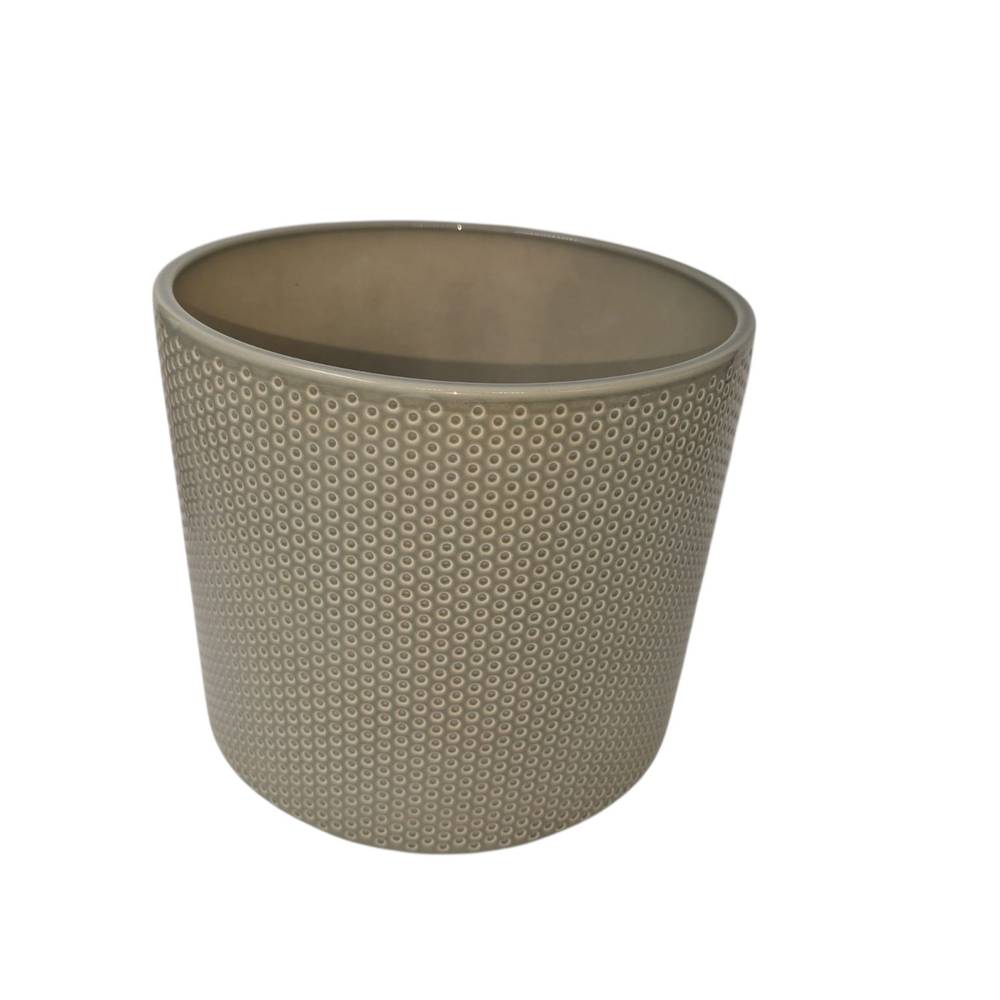 Keramik Übertopf Fris grün D21cm H19cm