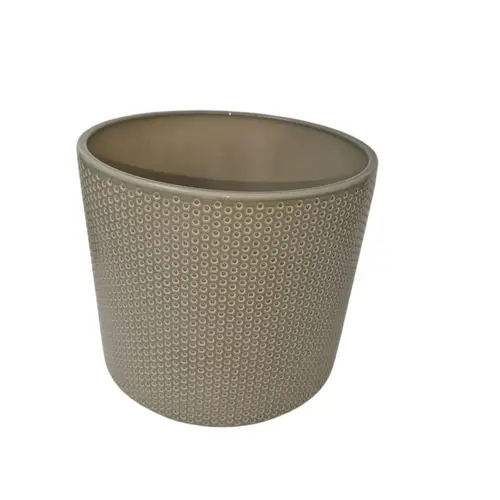 Keramik Übertopf Fris grün D21cm H19cm