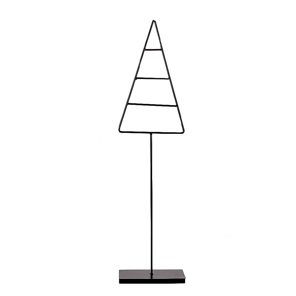 Deko Baum Display Metall schwarz 18x09x70cm