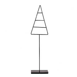 Deko Baum Display Metall schwarz 18x09x70cm