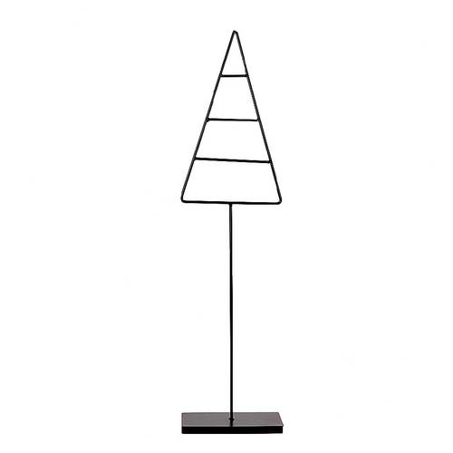 Deko Baum Display Metall schwarz 18x09x70cm