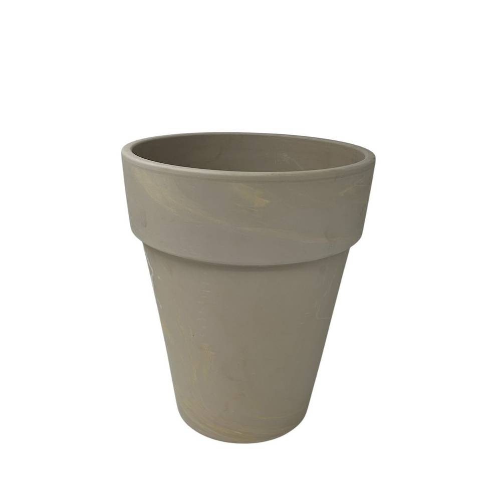 Keramik Topf Roccia creme D31cm H37cm