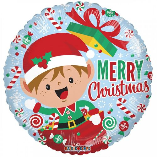 Ballon Merry Christmas Junge D45cm