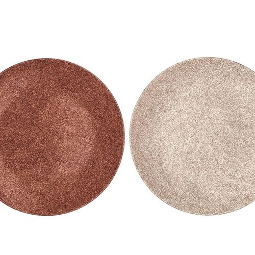 Melamine Teller bronze sand rund 33x33x02cm