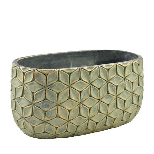 Keramik Schale Jax gold 27x15x13cm