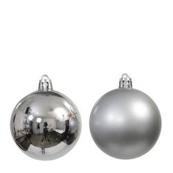 Kugel Plastik silber D06cm x9 