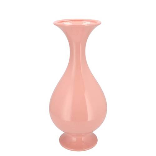 Keramik Vase Trompete rosa 18x18x38cm 