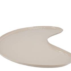 Metall Teller Hawley creme 52x34cm
