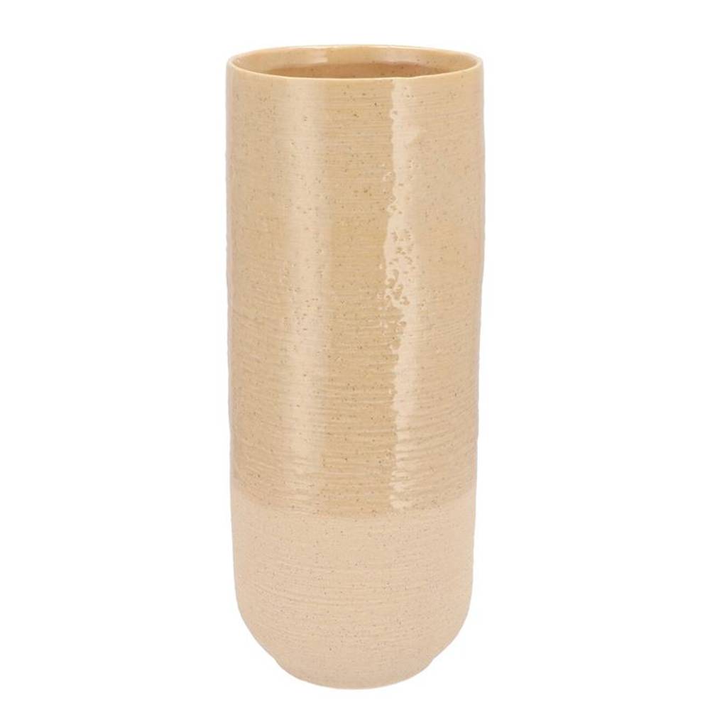 Keramik Vase Neva sand 14x14x36cm