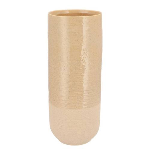 Keramik Vase Neva sand 14x14x36cm
