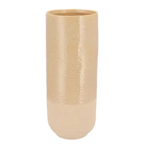 Keramik Vase Neva sand 14x14x36cm