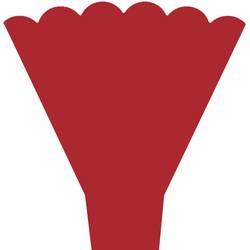 Tüte Majesty rot 54x44x12cm x50