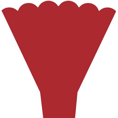 Tüte Majesty rot 54x44x12cm x50