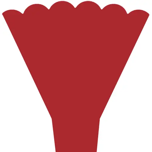 Tüte Majesty rot 54x44x12cm x50