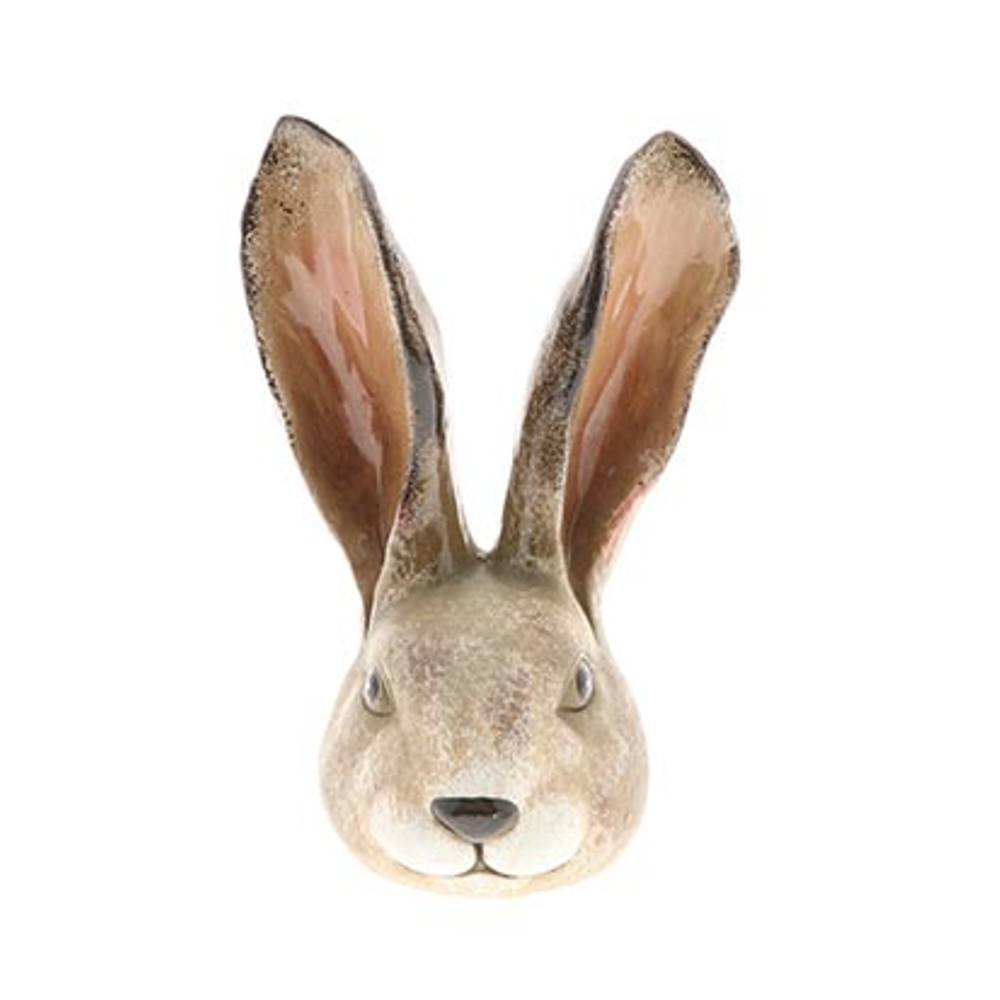 Osterhase Kopf braun D13cm H17.5cm