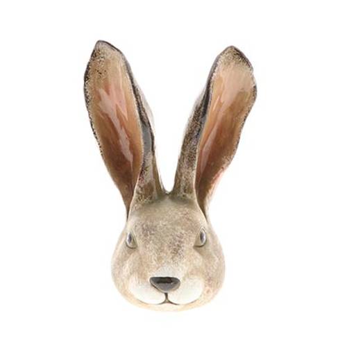 Osterhase Kopf braun D13cm H17.5cm