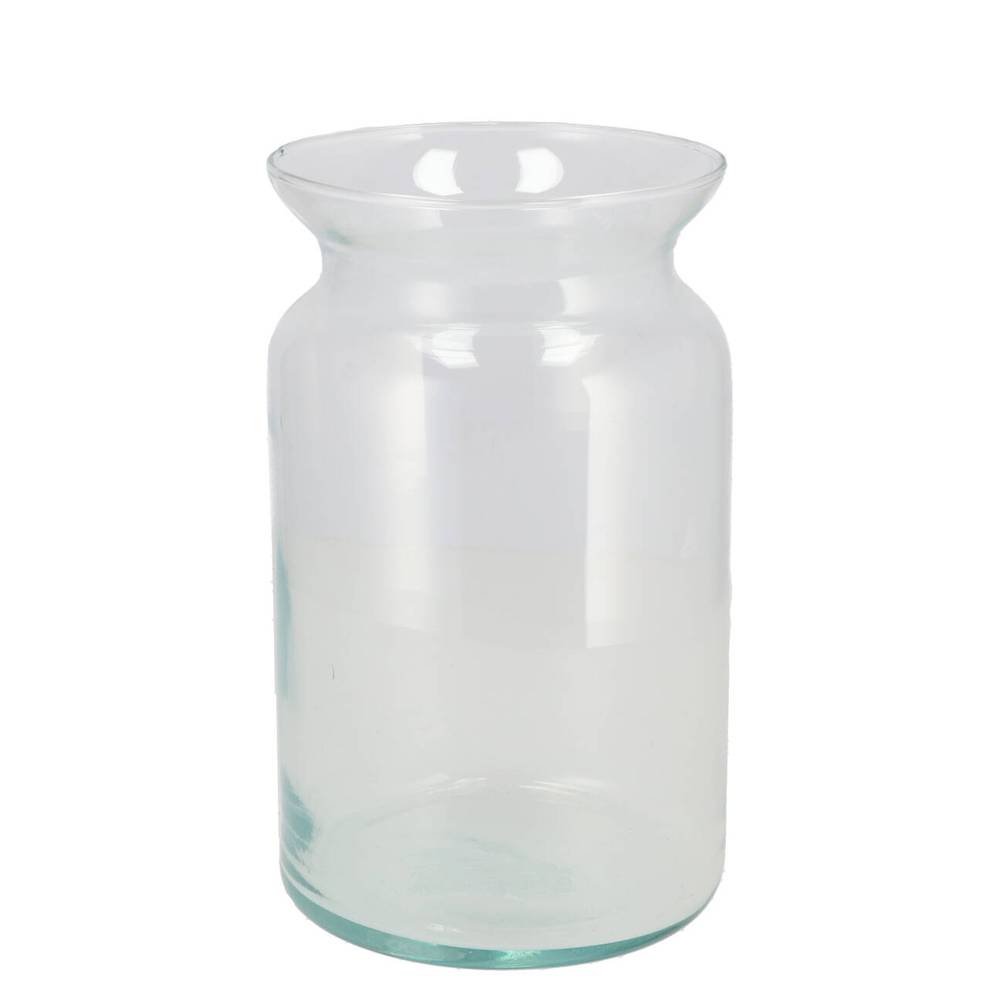 Glas Vase Milchkanne D15cm H25cm