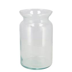 Glas Vase Milchkanne D15cm H25cm