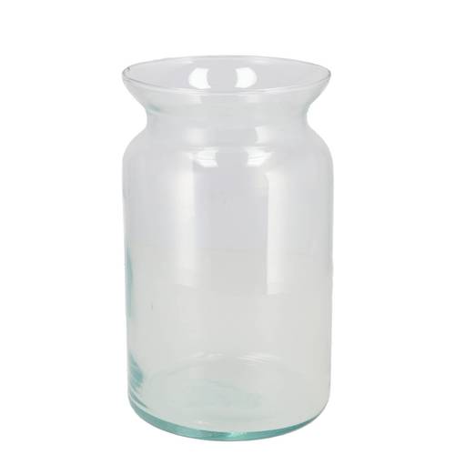 Glas Vase Milchkanne D15cm H25cm
