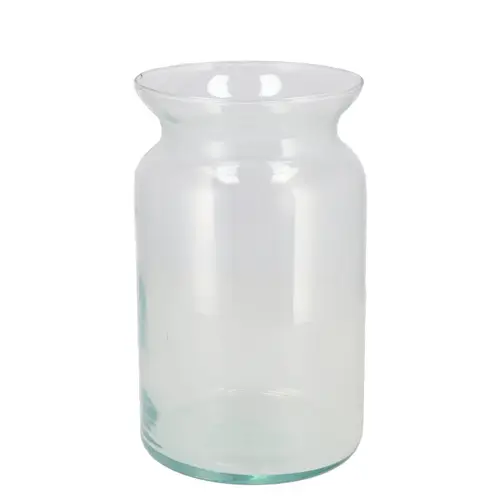 Glas Vase Milchkanne D15cm H25cm