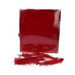 Truthahnfedern rot 45gr