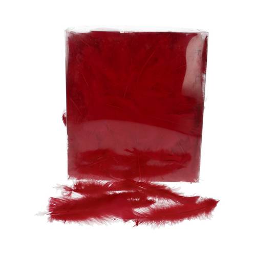 Truthahnfedern rot 45gr