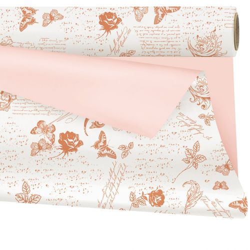 Folie Rolle 80cm Romance braun 40m